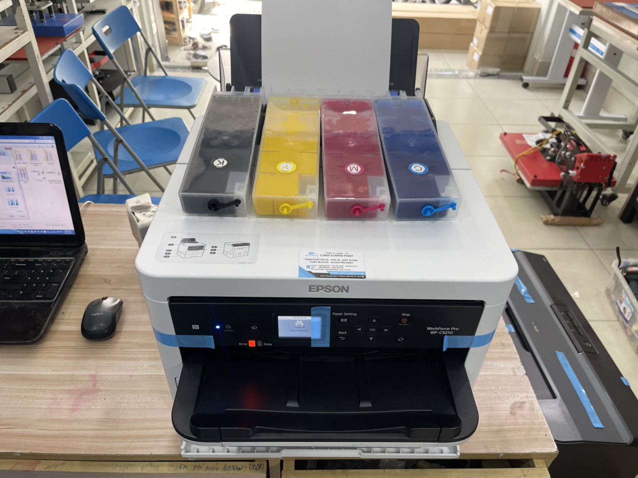 Epson L1455, Multifunctional inkjet color CISS A3, Wireless - eMAG.ro